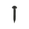 Timco Blackjax Woodscrews - PZ - Round - Black Organic - 8 x 1 - Box of 200 - 00081BJC