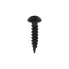 Timco Blackjax Woodscrews - PZ - Round - Black Organic - 8 x 3/4