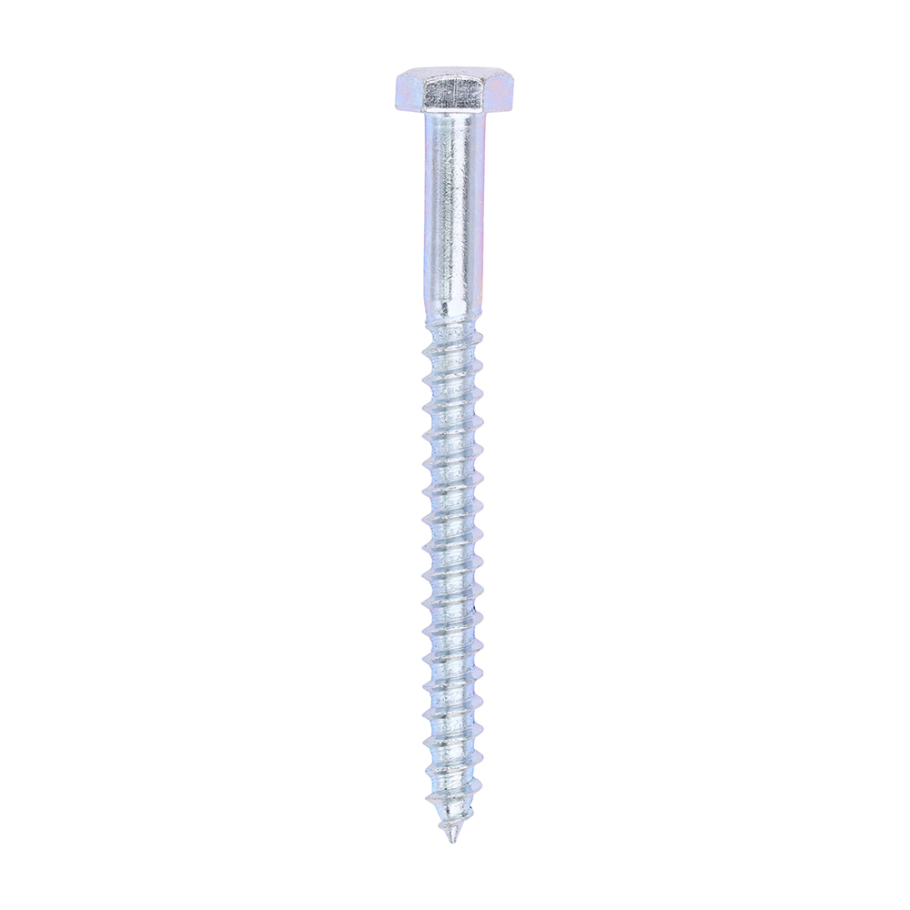 Coach Screws - Hex - Zinc - 6.0 x 70