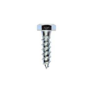 Coach Screws - Hex - Zinc - 8.0 x 30