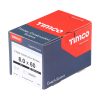 Timco Coach Screws - Hex - Zinc - 8.0 x 60 - Box of 100 - 0860CSC - Box