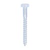 Timco Coach Screws - Hex - Zinc - 8.0 x 70 - 0870CSC