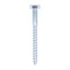 10100CSC_w1 Timco Coach Screws - Hex - Zinc - 10.0 x 100