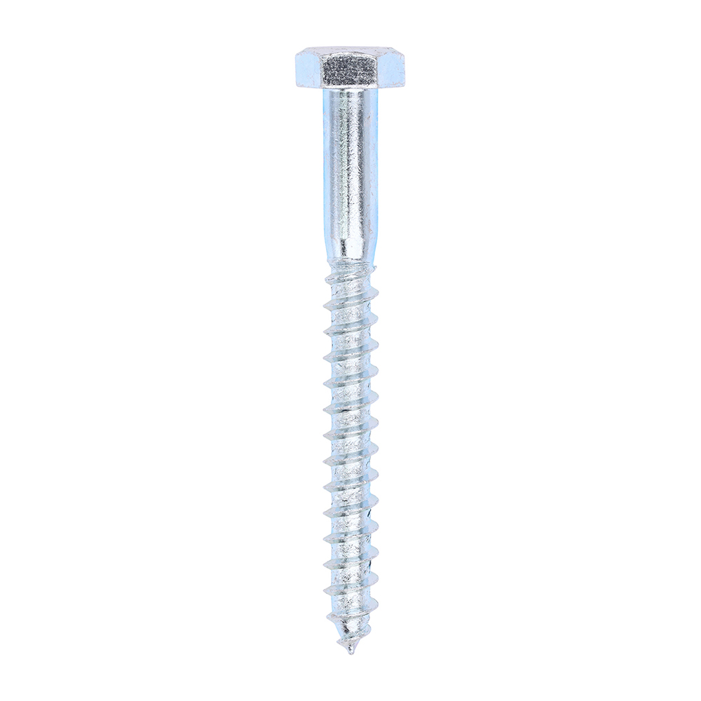 10100CSC_w1 Timco Coach Screws - Hex - Zinc - 10.0 x 100