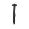 Blackjax Woodscrews - PZ - Round - Black Organic - 10 x 1 1/2