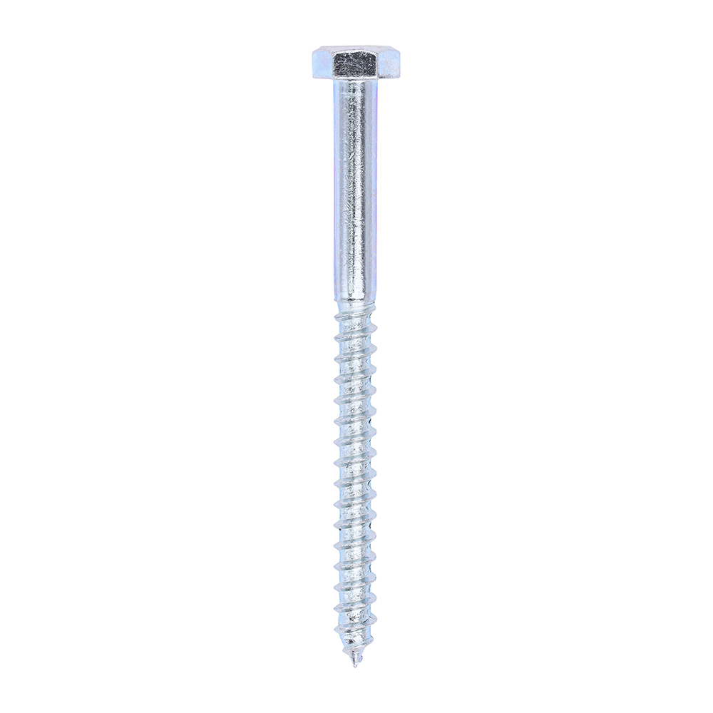 10130CSC_w1 Timco Coach Screws - Hex - Zinc - 10.0 x 130