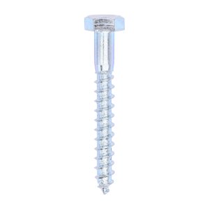 Coach Screws - Hex - Zinc - 10.0 x 80
