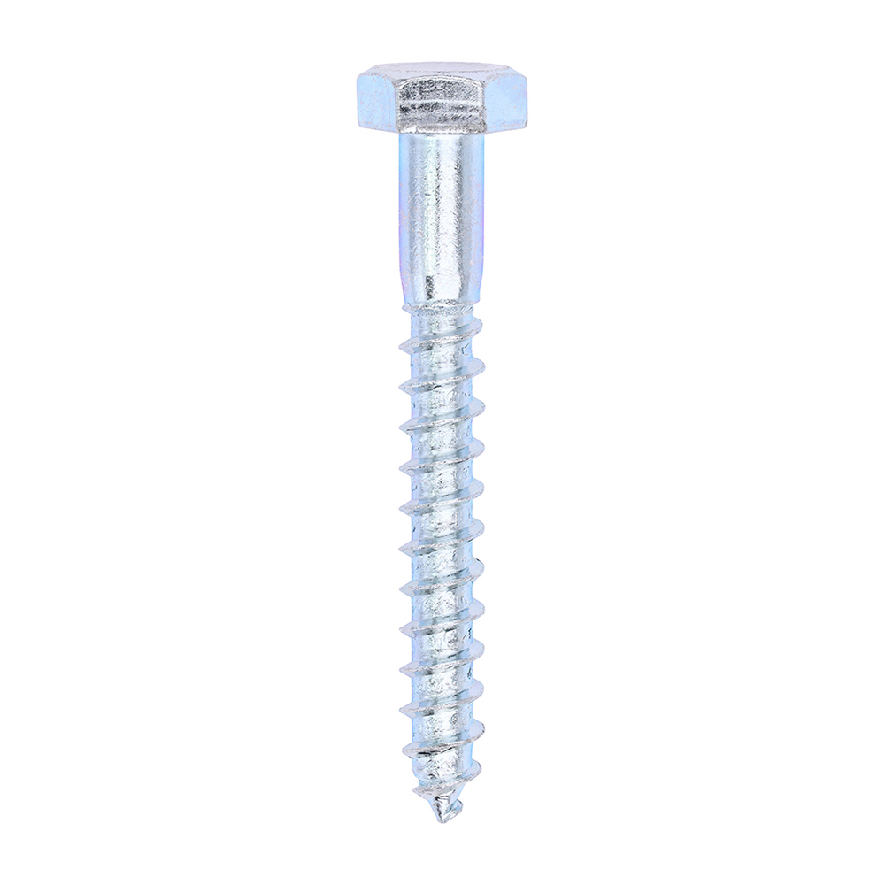 1080CSC_w1 Coach Screws - Hex - Zinc - 10.0 x 80