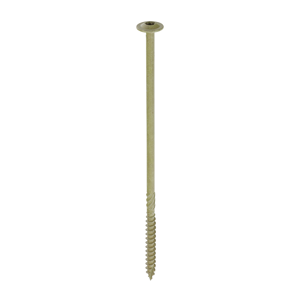 Timber Frame Construction & Landscaping Screws - Wafer - Exterior - Green Organic - 6.7 x 175
