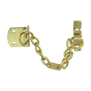 Security Door Chain - Electro Brass 44mm