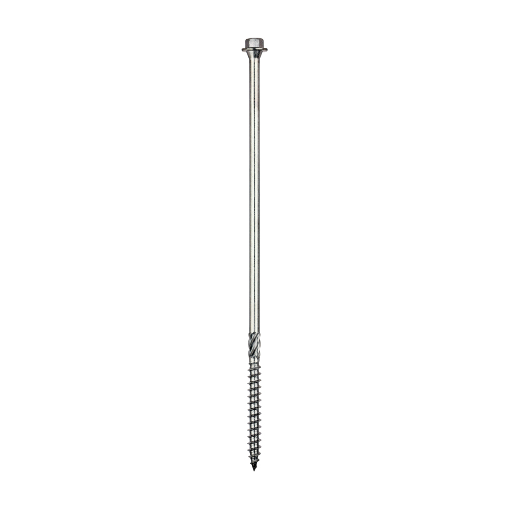 Timber Frame Construction & Landscaping Screws - Hex - A4 Stainless Steel - 6.7 x 200