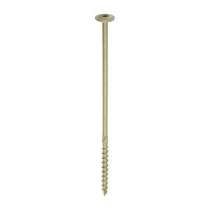 Timco Timber Frame Construction & Landscaping Screws - Wafer - Exterior - Green Organic - 8.0 x 225