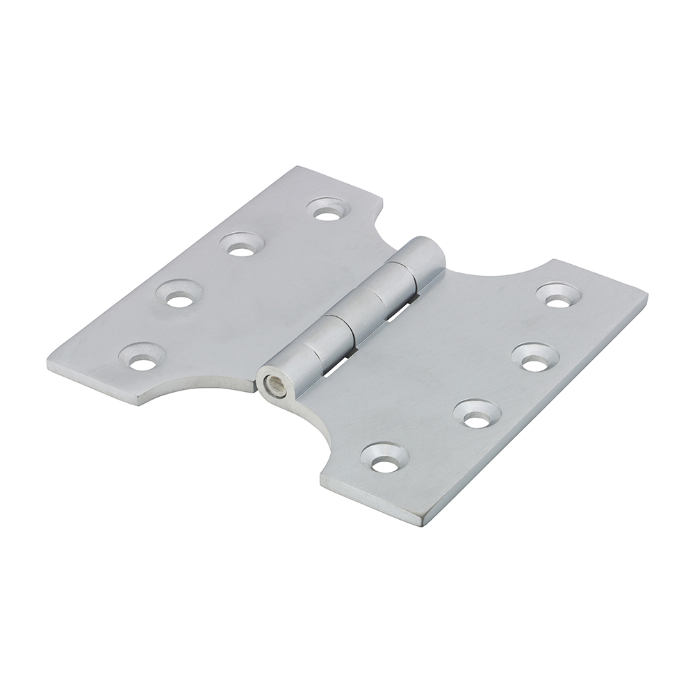 Shop Parliament Hinges - Solid Brass - Satin Chrome 102 x 100