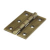Shop Double Phosphor Bronze Washered Hinges - Solid Brass - Antique Brass 76 x 50