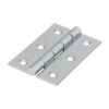 Shop Double Stainless Steel Washered Hinges - Solid Brass - Polished Chrome 76 x 50