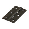 Solid Drawn Hinge - Solid Brass - Bronze - 64 x 35