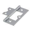 Plain Bearing Flush Hinges - Solid Brass - Polished Chrome