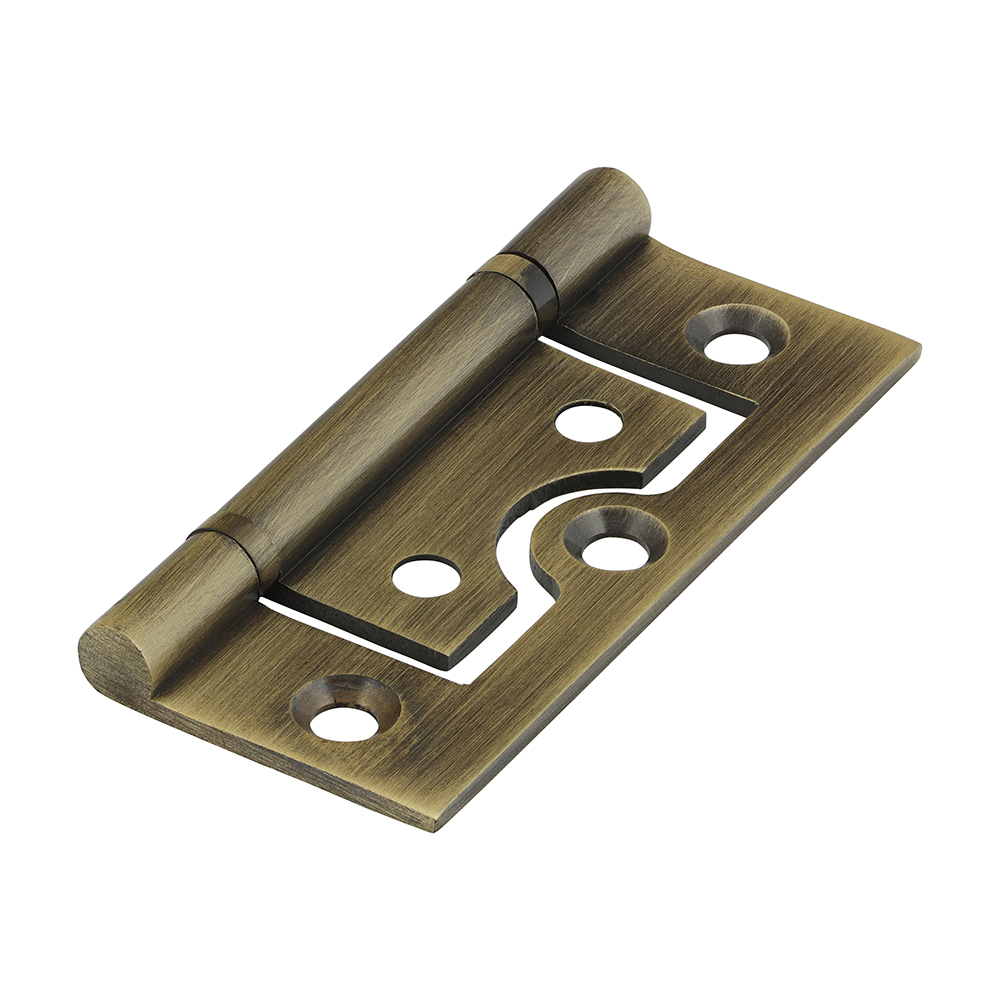 Shop Plain Bearing Flush Hinges - Solid Brass - Antique Brass