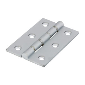 Shop Double Stainless Steel Washered Hinges - Solid Brass - Satin Chrome 76 x 50