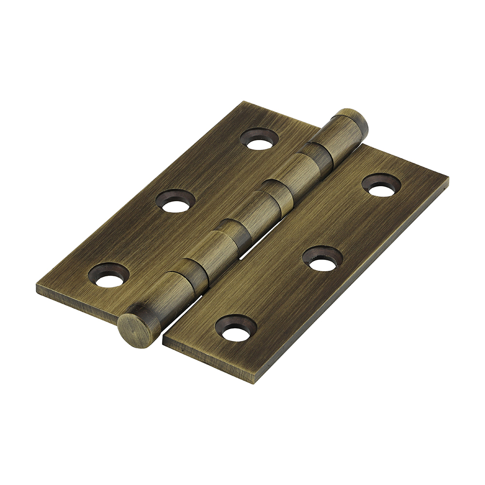 Shop Performance Ball Race Hinges - Solid Brass - Antique Brass