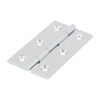 Solid Drawn Hinge - Solid Brass - Polished Chrome 64 x 35