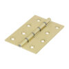 Shop Double Steel Washered Hinges - Solid Brass - Polished Brass