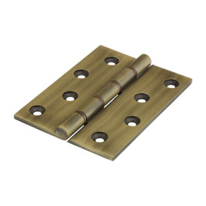 Shop Double Phosphor Bronze Washered Hinges - Solid Brass - Antique Brass 102 x 75