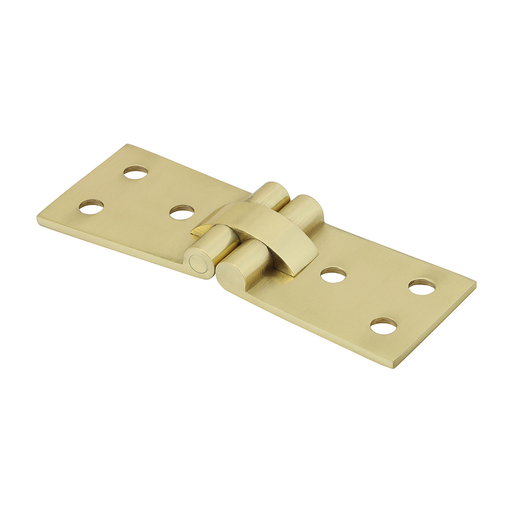 Shop Counter Flap Hinges - Solid Brass - Polished Brass