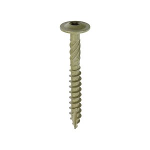 Timber Frame Construction & Landscaping Screws - Wafer - Exterior - Green Organic 6.7 x 60