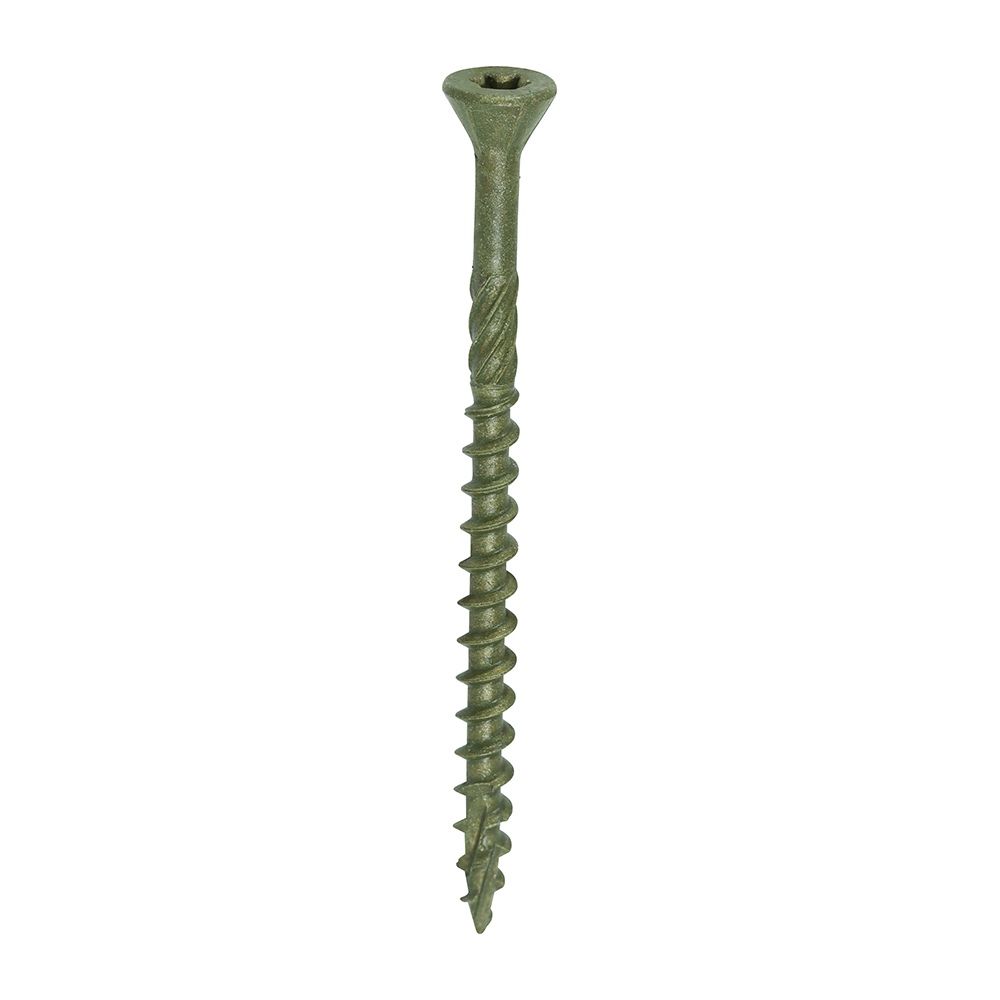 C2 Advanced Decking Timber Screws - TX - Countersunk - Exterior - Green 4.5 x 65