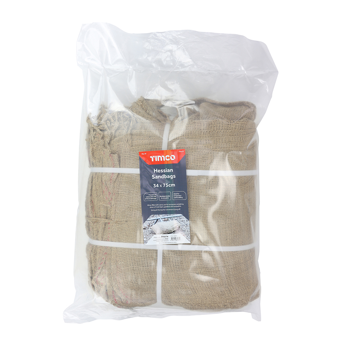 Hessian Sandbags - Natural - packet Hessian Sandbags - Natural - packet