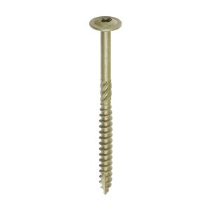 Timber Frame Construction & Landscaping Screws - Wafer - Exterior - Green Organic 6.7 x 95