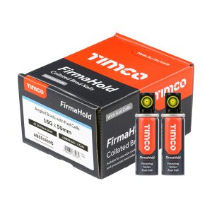 FirmaHold Collated Brad Nails & Fuel Cells - 16 Gauge - Angled - A2 Stainless Steel 16 x 50/2BFC