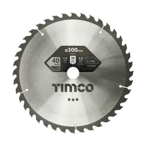 Timco Circular Saw Blade - Combination - Medium - 300 x 30 x 40T - C3003040