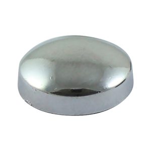 Timco Two Piece Screw Caps - Chrome - To fit 3.5 to 4.2 Screw