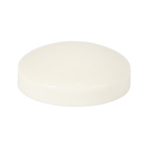 Two Piece Screw Caps - Cream To Fit 3.5 to 4.2 Screw