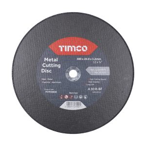 Timco Bonded Abrasive Disc - For Cutting - 300 x 20.0 x 3.2