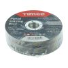 Timco Bonded Abrasive Disc - For Cutting - 115 x 22.2 x 1.0 - In packet