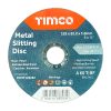 FCMT125222_w1 Timco Bonded Abrasive Disc - For Cutting - 125 x 22.2 x 1.0