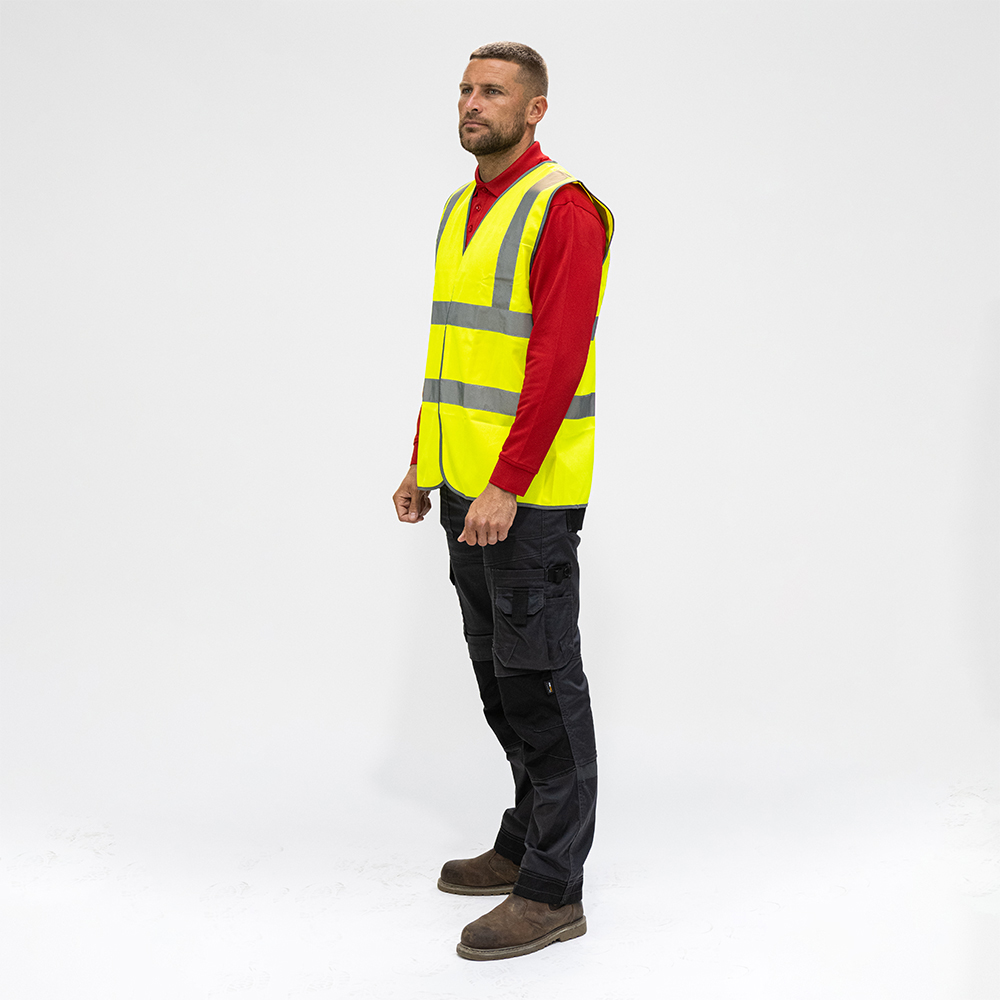Hi-Visibility Vest - Yellow - Side View