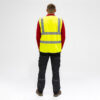 Hi-Visibility Vest - Yellow - Back View