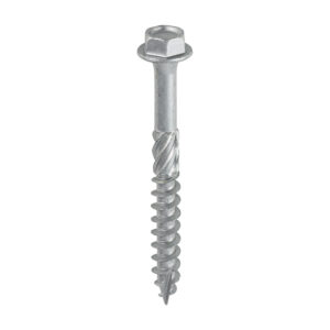 Hex Head Timber Screw - Silver 8.0 x 75