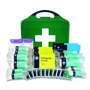 Workplace First Aid Kit – HSE Compliant Medium - With Contents Showing