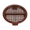 Push-in Soffit Vent Brown