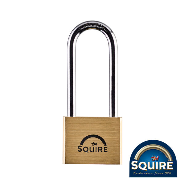 Squire Premium Brass Lion Padlock - 2.5" Long Shackle - LN5/2.5