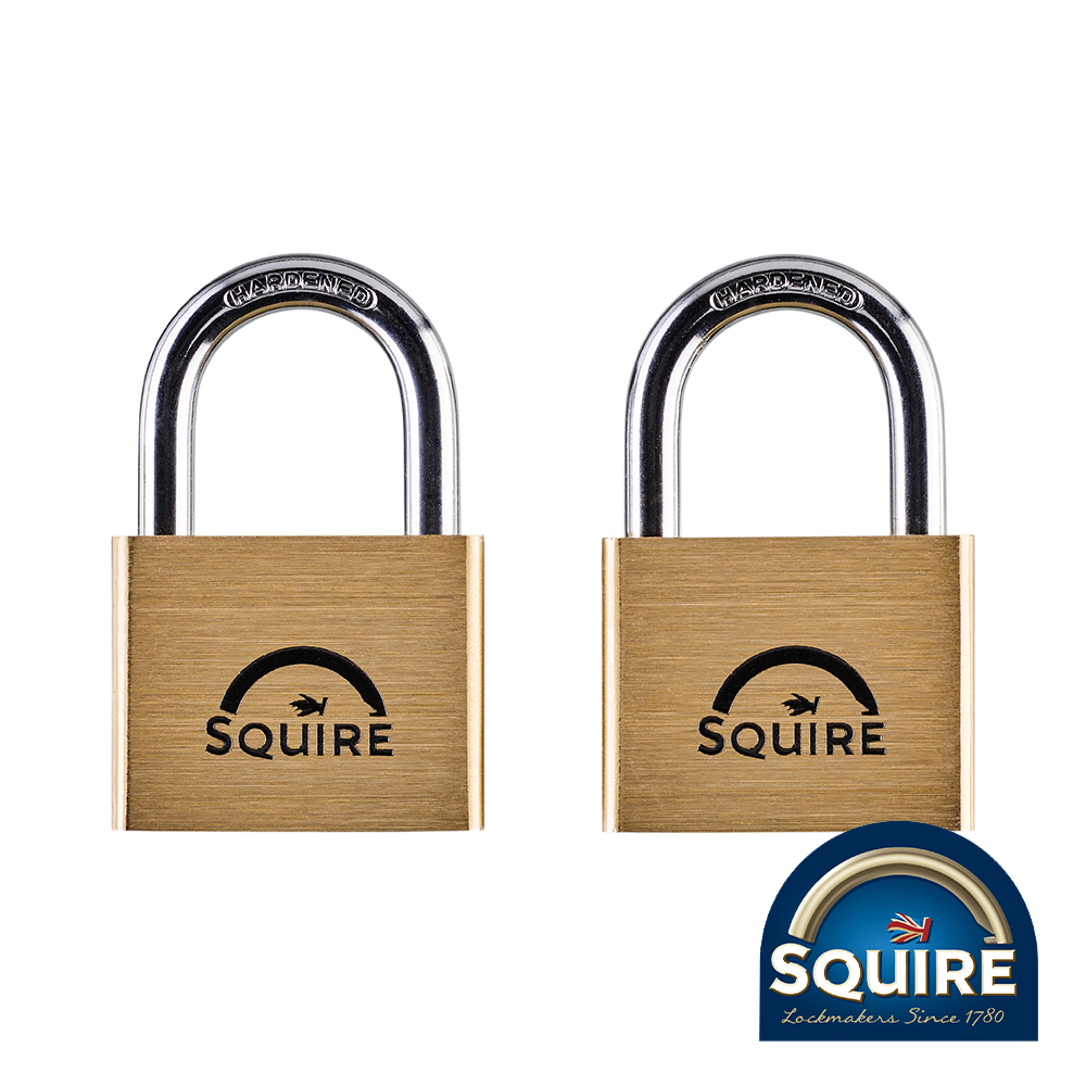 Squire Premium Brass Lion Padlock - Keyed Alike - LN5T - 50mm