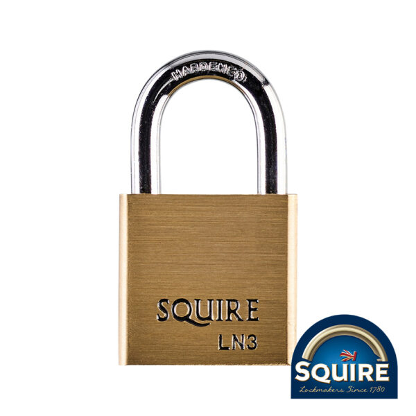 Squire Premium Brass Lion Padlock - LN3 30mm