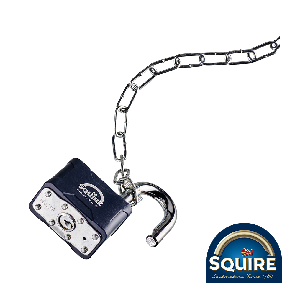 Shop Stronglock Laminated Padlock & Chain - 39C
