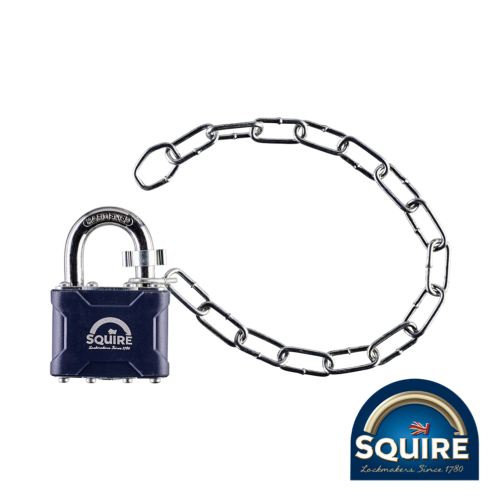 Stronglock Laminated Padlock & Chain - 39C
