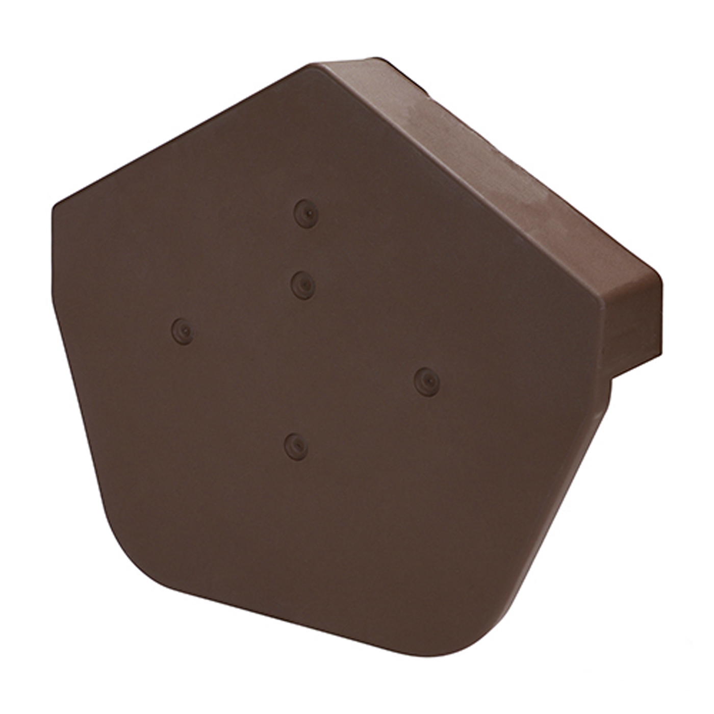 Timloc Dry Verge Ridge - Angled End Cap - Brown - 99147-265 x 240